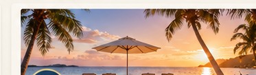Beachside gathering setting